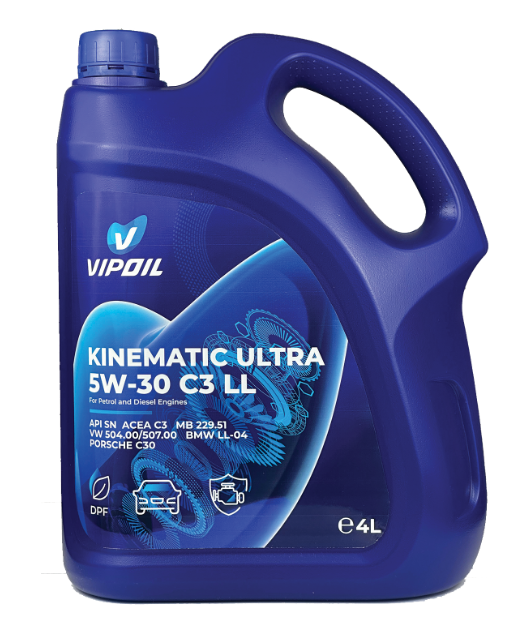 Ulei Vipoil Kinematic Ultra 5W-30 C3 LL  4L