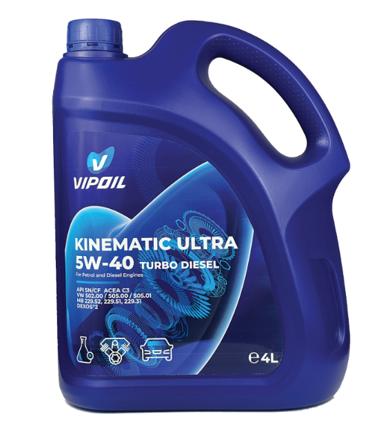 Ulei  Vipoil Kinematic Ultra 5W-40 Turbo Diesel 4L