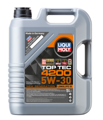 Ulei motor Liqui Moly 5W30 Top Tec 4200 New Generation Longlife III 5L