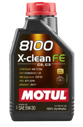 Ulei Motul 8100 X-CLEAN FE c2 c3 1 L