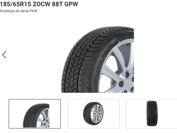 ANVELOPA IARNA 185/65R15 ZOCW 88T GPW  CROSSWIND