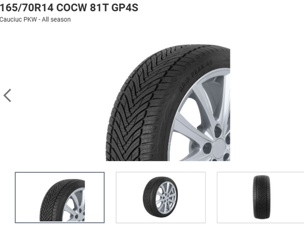ANVELOPA ALL SESSON 165/70R14 COCW 81T GP4S  CROSSWIND