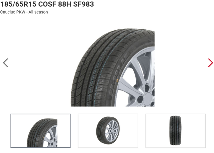 ANVELOPA ALL SESSION 185/65R15 COSF 88H SF983  SUNFULL