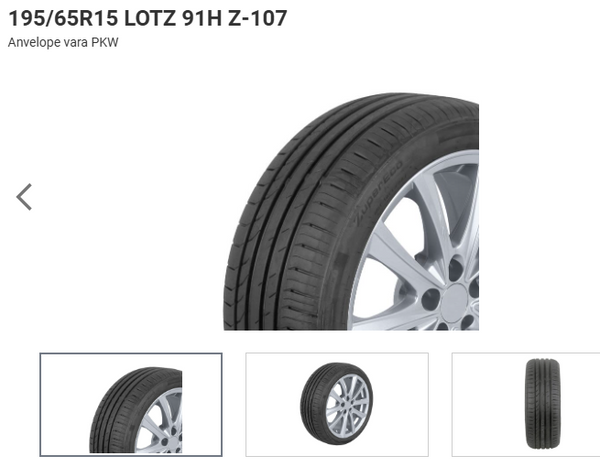 ANVELOPA VARA 195/65R15 LOTZ 91H Z-107 TRAZANO