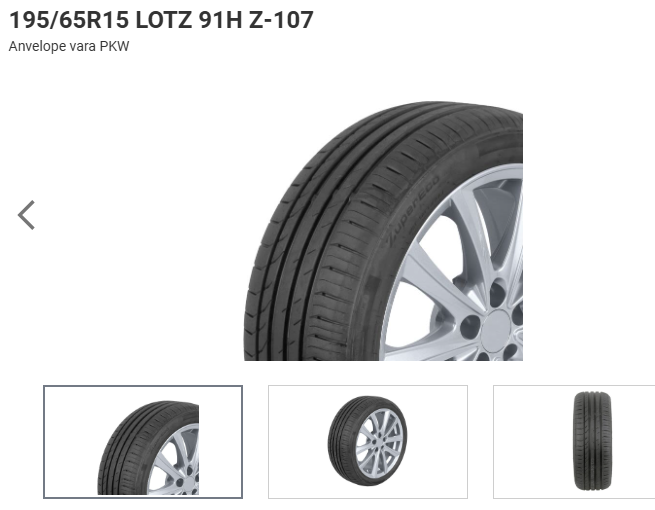 ANVELOPA VARA 195/65R15 LOTZ 91H Z-107 TRAZANO