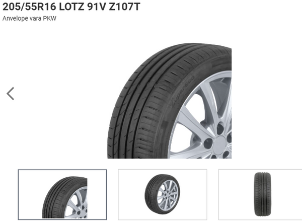 ANVELOPA VARA 205/55R16 LOTZ 91V Z107T TRAZANO