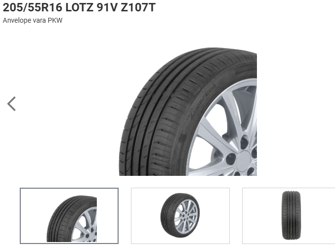 ANVELOPA VARA 205/55R16 LOTZ 91V Z107T TRAZANO