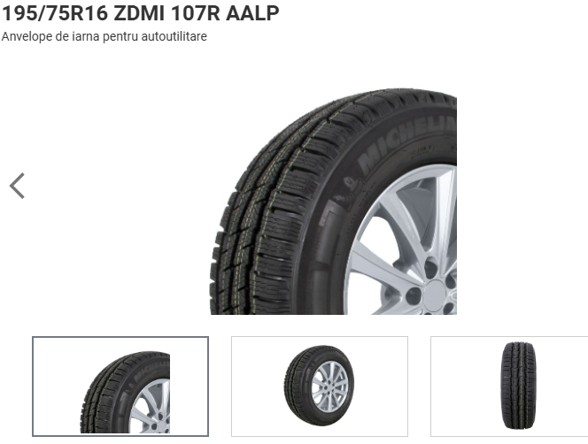 ANVELOPA IARNA 195/75R16 ZDMI 107R AALP MICHELINE