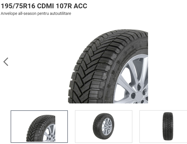 ANVELOPA ALL SESSON 195/75R16 CDMI 107R ACC MICHELINE