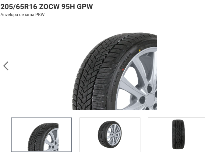 ANVELOPA IARNA 205/65R16 ZOCW 95H GPW CROSSWIND