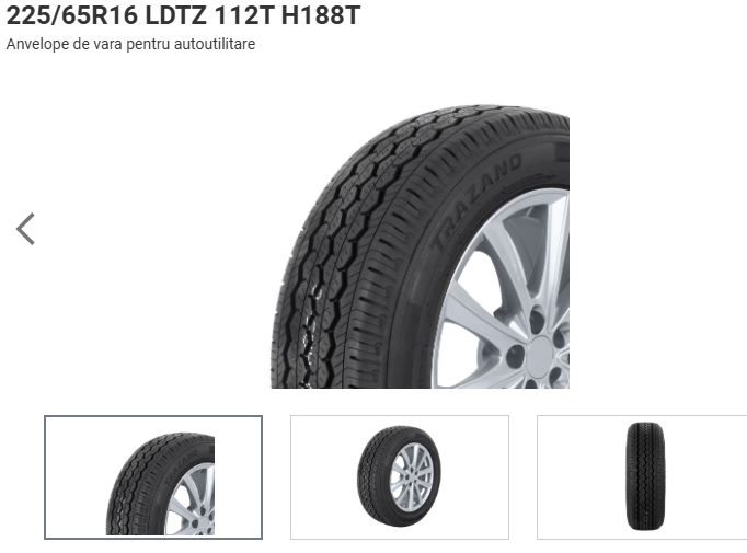 ANVELOPA VARA 225/65R16 LDTZ 112T H188T TRAZANO