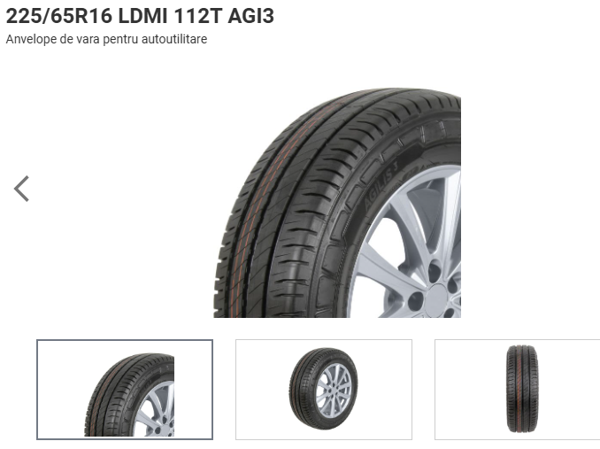 ANVELOPA VARA 225/65R16 LDMI 112T AGI3 MICHELINE