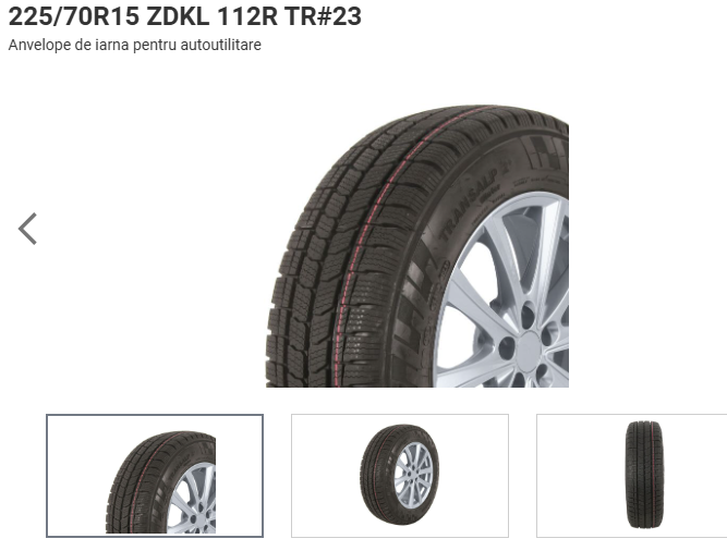ANVELOPE IARNA 225/70R15 ZDKL 112R TR#23 KLEBER