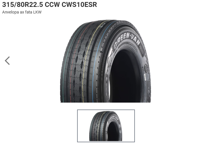ANVELOPA DIRECTIE CROSSWIND 315/80R22.5 CCW CWS10ESR
