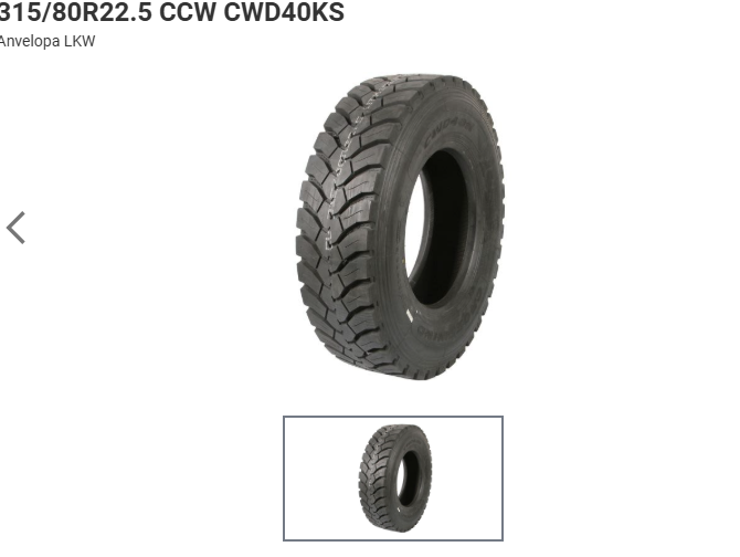 ANVELOPA TRACTIUNE 315/80R22.5 CCW CWD40KS CROSSWIND