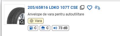 ANVELOPA VARA 205/65R16 LDKO 107T CSE KORMORAN