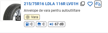 ANVELOPA VARA 215/75R16 LDLA 116R LV01H LAUFENN