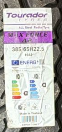 ANVELOPA TOURADOR 385/65R22.5 MAX FORCE A2 ON/OFF