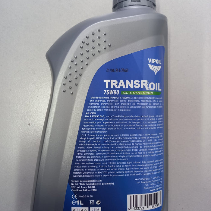 Ulei Transmisie Vipoil   Synchron 75W-90 GL-4/5 1L