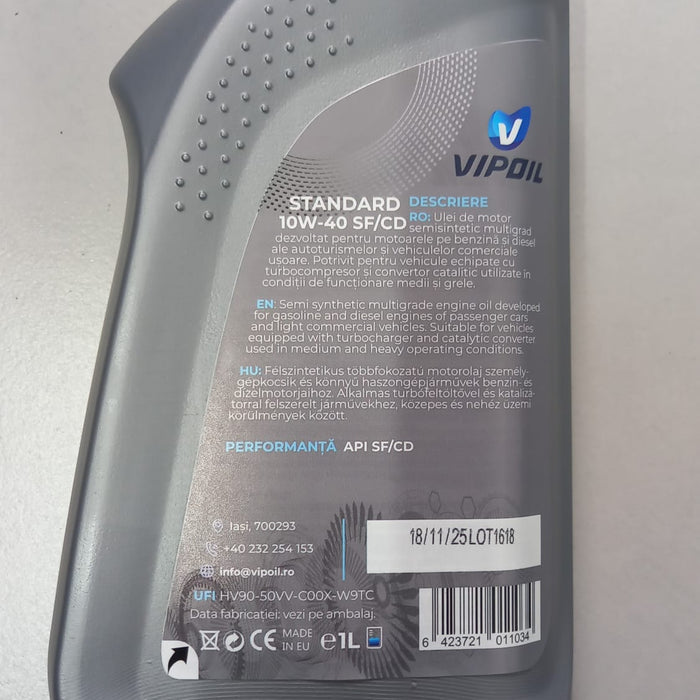 Ulei VIPOIL Standard 10W-40 1 l