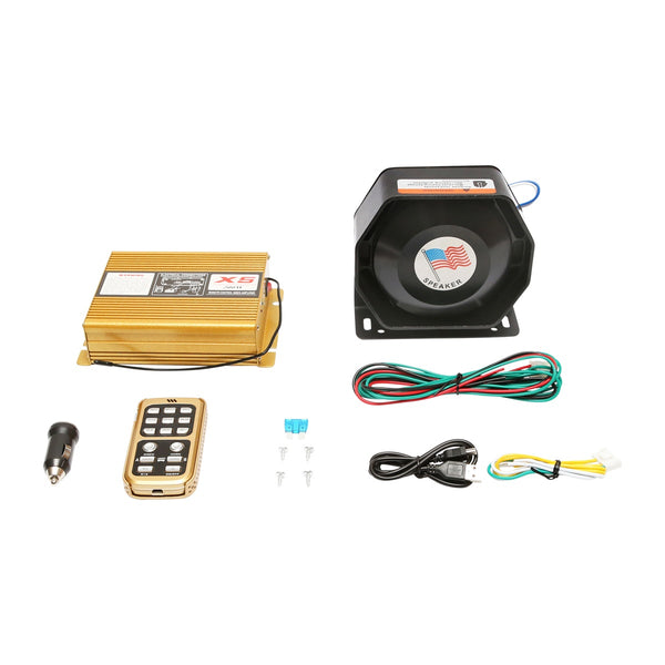 Sirena wireless cu difuzor si microfon 12V 200W