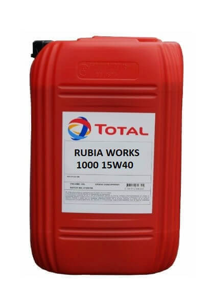 TOTAL RUBIA WORKS 1000 15W40 20L
