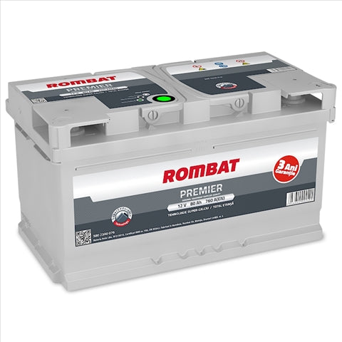 Baterie Rombat Premier 80AH 760A